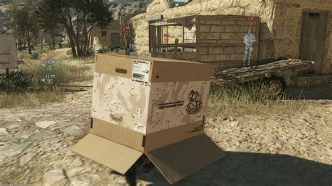 metal gear solid 5 anime cardboard box|metal gear phantom pain weapons.